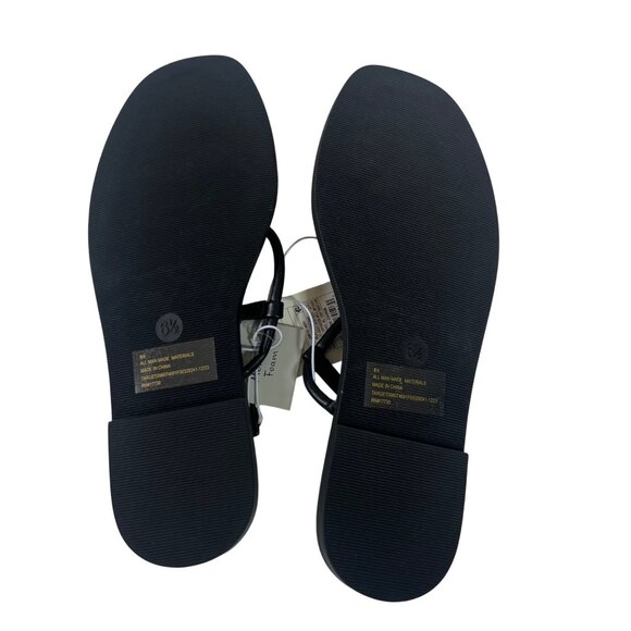 A New Day Tiffany Sandals Womens Size 6.5 Black New Memory Foam - Picture 5 of 9